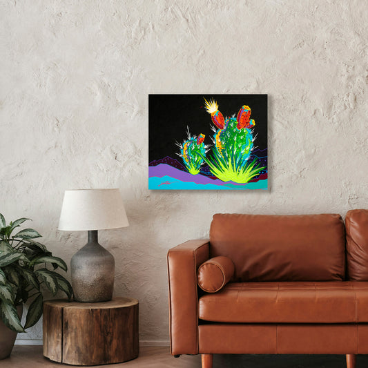 Desert Rose, Fine Art Giclee Print On Gallery Wrap Canvas, 24" x 30"