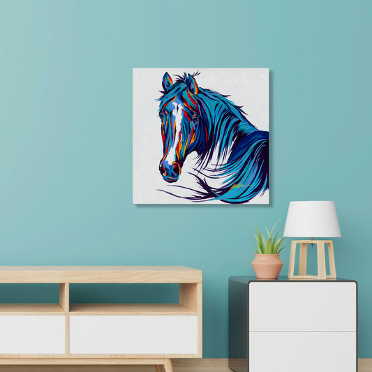 Lady, Fine Art Giclee Print On Gallery Wrap Canvas, 36" x 36"
