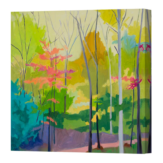 Landscape #1, Fine Art Giclee Print On Gallery Wrap Canvas, 24" x 24"
