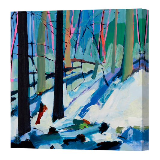 Pilot Mountain 8, Fine Art Giclee Print On Gallery Wrap Canvas, 24" x 24"