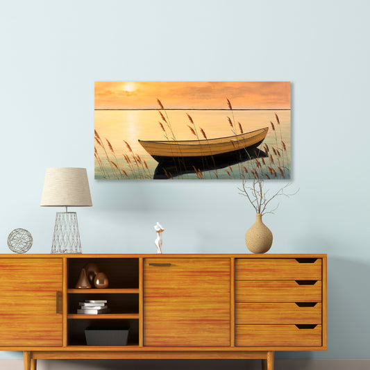 Trading Places, Fine Art Giclee Print On Gallery Wrap Canvas, 20" x 40"