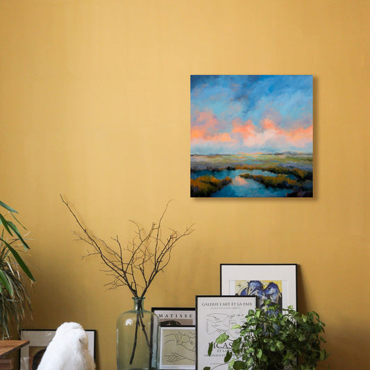 We Know It So Well, Fine Art Giclee Print On Gallery Wrap Canvas, 24" x 24"