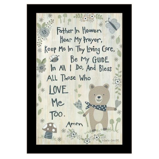 "Father in Heaven" by Annie LaPoint, Ready to Hang Framed Print, Black Frame