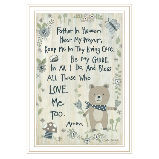 "Father in Heaven" by Annie LaPoint, Ready to Hang Framed Print, White Frame