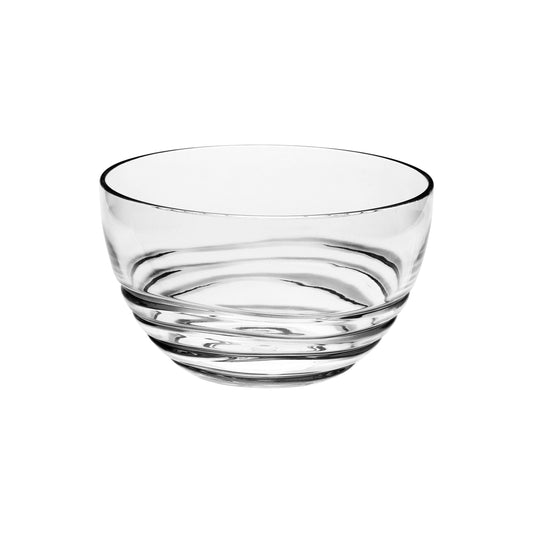 Swirl Acrylic Small Serving Bowls, BPA-Free, Clear