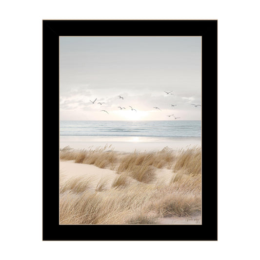 "Coastal Dreams V" by Amber Sterling , Ready to Hang Framed Print, Black Frame