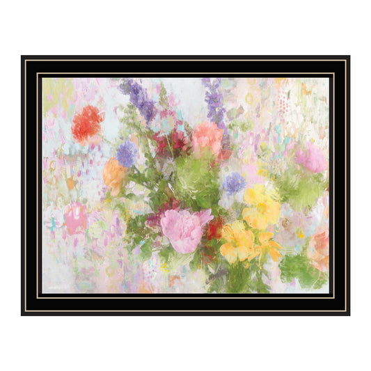 "Where Colors Dance and Sing" by Amber Sterling , Ready to Hang Framed Print, Black Frame