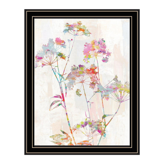 "Botanical Impression" by Amber Sterling , Ready to Hang Framed Print, Black Frame