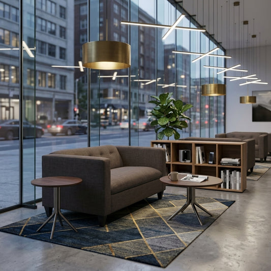Coast to Coast Sofas Broadway Marlow Asphalt Loveseat Sofa