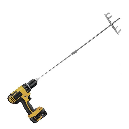 Drill Till, 3 Tools in 1, The Smartest Gardening Tools for Weeding, Tilling and Bulb Planting|Includes Hole Digger for Plants, Weeding Tool, 2 Rods & Tiller for Gardening| Use with Cordless Drill/Screwdriver (not Included)