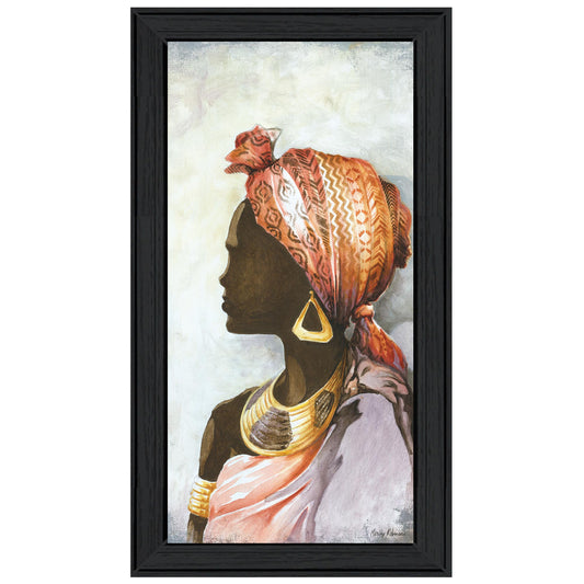 "Taraji" by Cloverfield & CO., Ready to Hang Framed Print, Black Frame