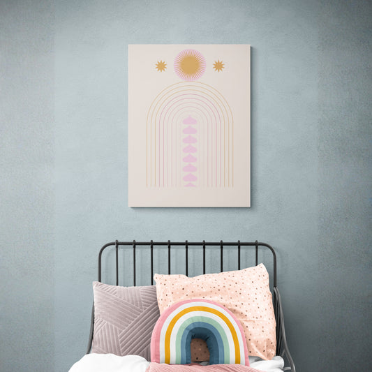 Boho Love - Fine Art Giclee Print on Gallery Wrapped Canvas, 15" x 20"