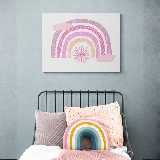 Boho Rainbow - Fine Art Giclee Print on Gallery Wrapped Canvas, 20" x 15"