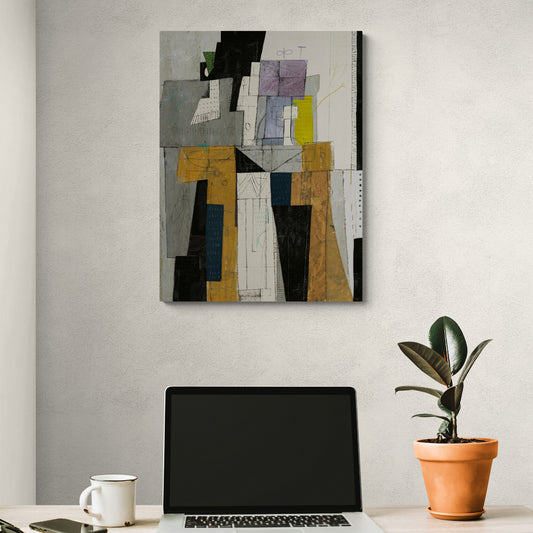 Abstract Architecture - Fine Art Giclee Print on Gallery Wrapped Canvas, 20" x 15"