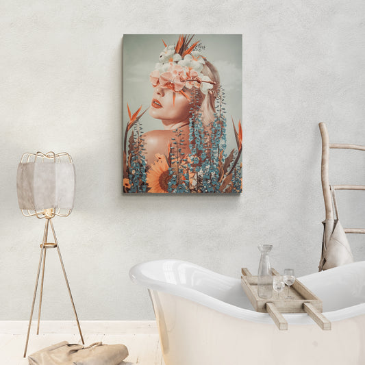 Sun Kissed Paradise  - Fine Art Giclee Print on Gallery Wrapped Canvas, 24" x 18"