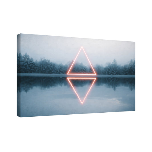 Electric Glow - Fine Art Giclee Print on Gallery Wrapped Canvas, 27" x 36"