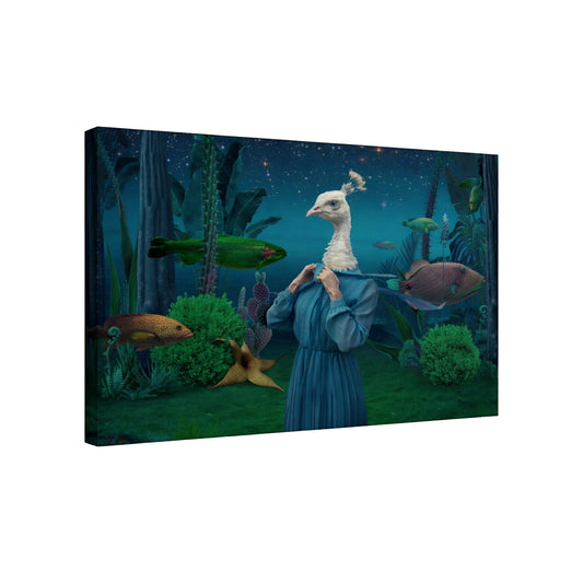 Dressed for the Deep - Fine Art Giclee Print on Gallery Wrapped Canvas, 18" x 24"