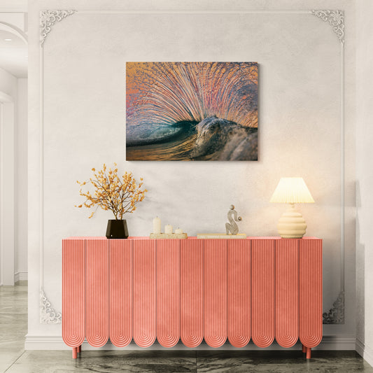 Molten Wave - Fine Art Giclee Print on Gallery Wrapped Canvas, 15" x 20"