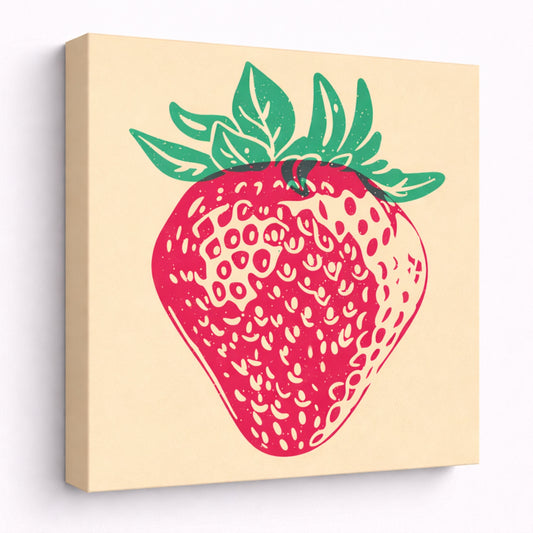 Fresh Picked - Fine Art Giclee Print on Gallery Wrapped Canvas, 12" x 12"