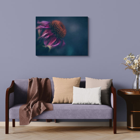 Evening Bloom - Fine Art Giclee Print on Gallery Wrapped Canvas, 15" x 20"