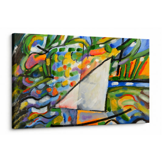 Colorful Sailing - Fine Art Giclee Print on Gallery Wrapped Canvas, 18" x 24"