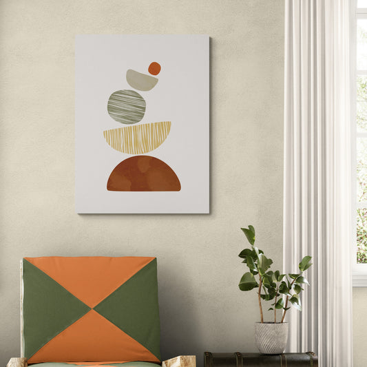 Balanced Forms - Fine Art Giclee Print on Gallery Wrapped Canvas, 36" x 27"