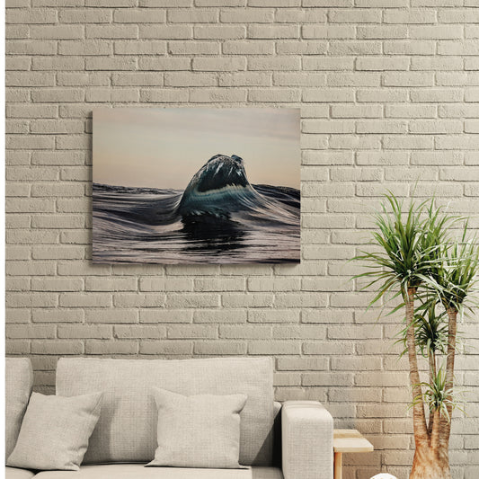 Rising Wave - Fine Art Giclee Print on Gallery Wrapped Canvas, 15" x 20"