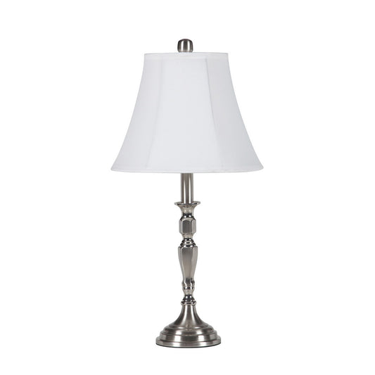 24.5" Serge Satin Nickel Metal Table Lamp