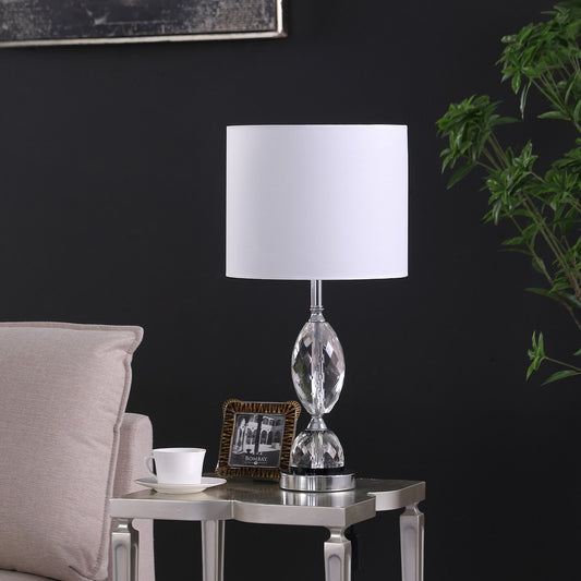 23.75" In Georgia Pear Cut-Crystal Modern Table Lamp