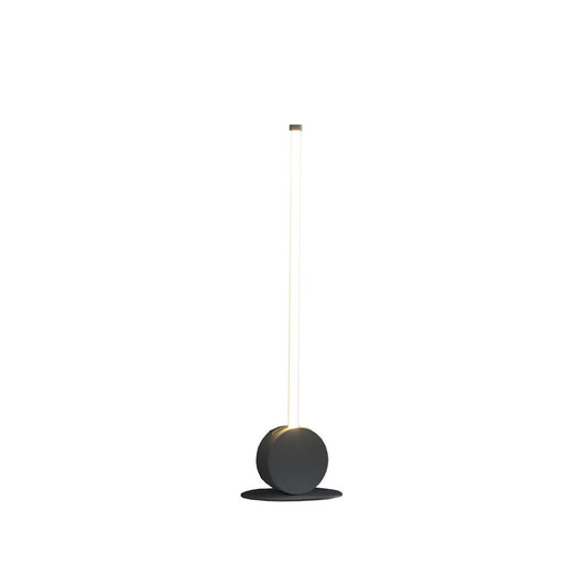 23" In Modern Led Leaning Towering Stick Metal Table Lamp