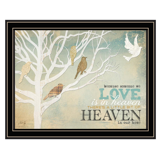"Heaven In Our Home" by Marla Rae, Ready to Hang Framed Print, Black Frame
