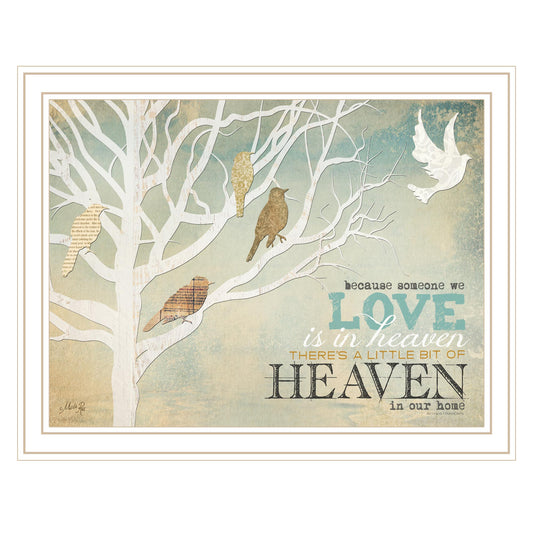 "Heaven In Our Home" by Marla Rae, Ready to Hang Framed Print, White Frame