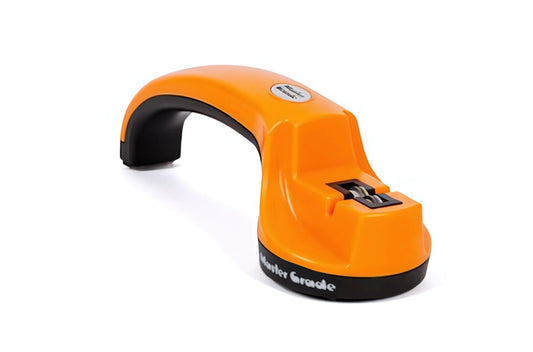 Master Grade Heavy Duty Manual Knife Sharpener (Orange)