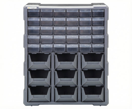 PDC-930BK 39 Drawers Cabinet Part Organizer 19 H x 15 W x 7 D