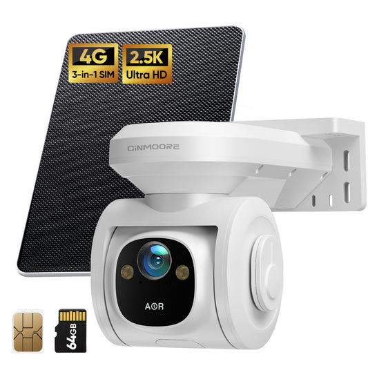 SolarGuard 4G AI Pan & Tilt Solar Security Camera with Night Vision & AI Detection