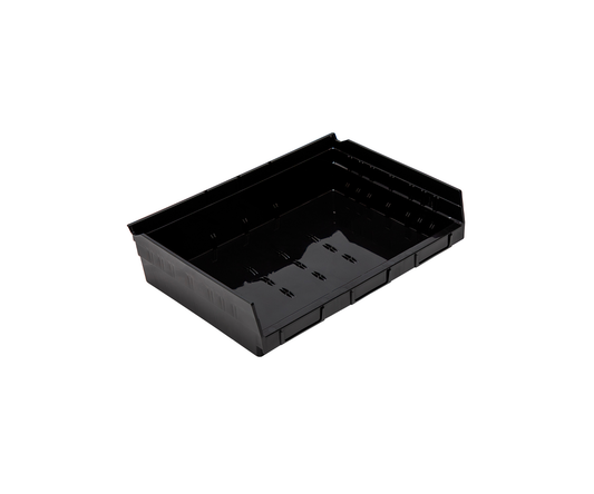 Quantum Storage Systems Economy Shelf Part Organizer Bins QSB118BKCS