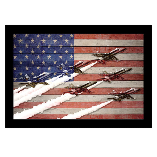 "Wings of Freedom I" by Stellar Design Studio, Ready to Hang Framed Print, Black Frame