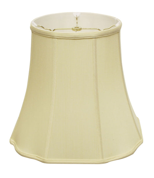 Slant Fancy Octagon Softback Lampshade with Washer Fitter, Antique White