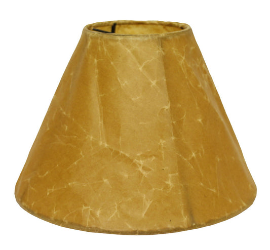 Slant Empire Softback Lampshade with Washer Fitter, Brown, 20" x 20" x 10"