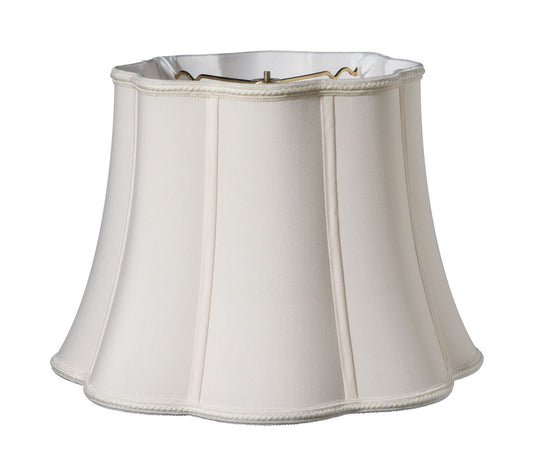 Scallop Melon Softback Lampshade, Cream, 10"x14"x10"
