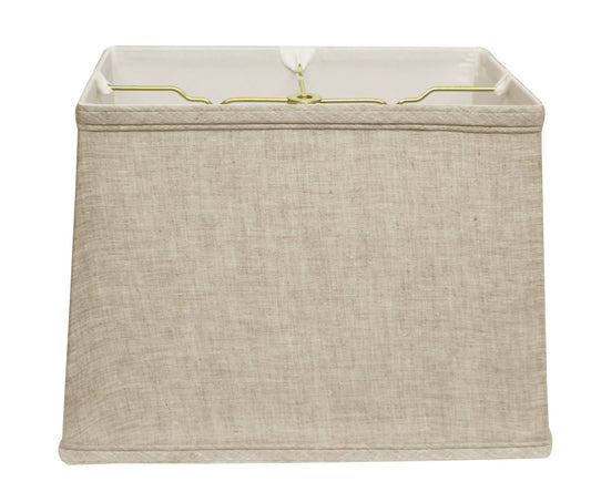 Slant Retro Rectangle Softback Lampshade with Washer Fitter, Oatmeal