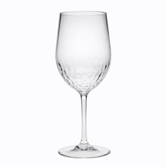 Tritan Hammer Wine Glasses Set of 4, 12oz, Clear