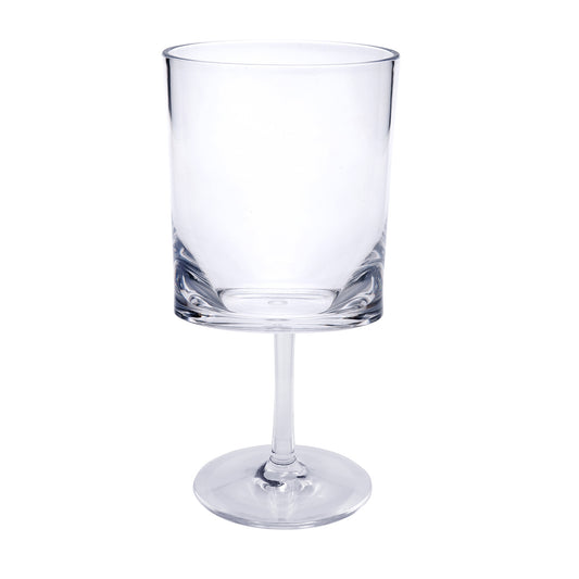 Oval Halo Tritan Wine Glasses Set of 4, 12oz, Clear