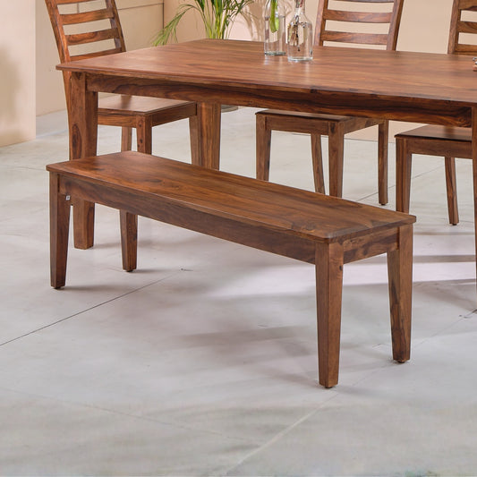 (Cinnamon Amber Finish) Terrill Dining Bench